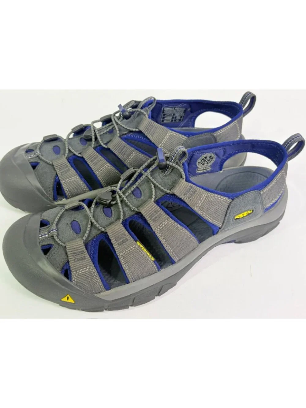 Keen Sandals Men's Size 13 Blue Waterproof 110230 Newport H2 Gray Hiking Shoes